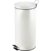 EKO - Treteimer 30 Liter - Steel - Weiß