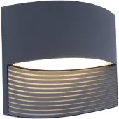 Lutec LED Applique murale Lotus Anthracite IP54 11W 500lm blanc chaud 3000K Up&Down
