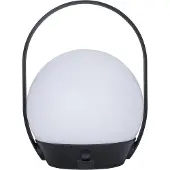 Lutec Lampe de table intelligente Cardi Noir