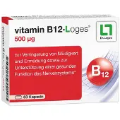 Dr. Loges + Co. GmbH Vitamine B12-Loges 500 µg gélules, 60 gélules
