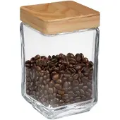 5 Five Pichet en verre carré avec couvercle en pin « pin » 1,7 l - 5 five simply smart