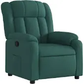 vidaXL Fauteuil relax vert foncé Tissu