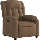 vidaXL Fauteuil relax brun Tissu
