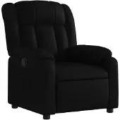 vidaXL Fauteuil relax noir similicuir