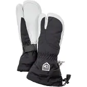 Hestra Heli Ski, 3 doigts gants de ski, femmes, noir