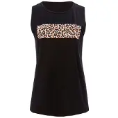 Blueball Sport Slim Show Sleeveless T-shirt Noir M Femme