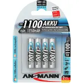 Ansmann GREEN-PRO 4x 1000mAh Micro AAA NiMH Battery