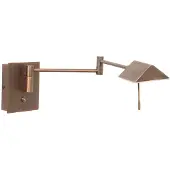 Steinhauer Lampe de lecture murale Retina bronze
