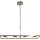 Steinhauer Lampe suspendue LED flexible Soleil Acier inoxydable