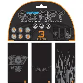 Oxford Tour de cou Comfy HD Graphics - jeu de 3