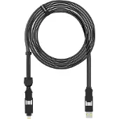Rolling Square Câble USB inCharge XL USB 2.0 3 m USB A/USB C USB C Noir