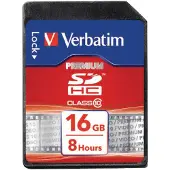 Verbatim - Carte mémoire flash - 16 Go - Classe 10 - SDHC