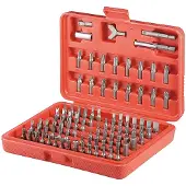 Fixpoint 77045 Jeu d'embouts, 100 pièces - en acier à outils de haute qualité