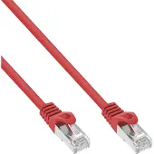 InLine 72515R Câble de raccordement, SF/UTP, Cat.5e, rot, 15m