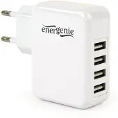 EnerGenie EG-U4AC-02 Universal USB-Ladegerät 4-Port 3.1 A 15W weiß