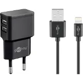 Wentronic Chargeur USB + câble Lightning iPhone - 2400 mA