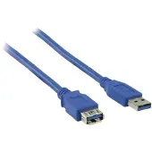 S-Impuls Wentronic goobay - Câble d'extension USB - USB type A (W)