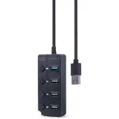 Gembird 4-Port-USB-Hub (1 x USB 3.1 + 3 x USB 2.0)