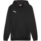 Puma Sweat de sport 'TeamGoal' violet foncé / noir / blanc