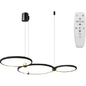Toolight Lampe Suspendue APP752-30-40-50 Ring Black
