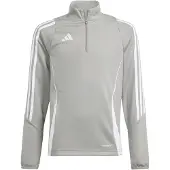 Adidas Tiro24 Half Zip Sweatshirt Gris 5-6 Years Enfants