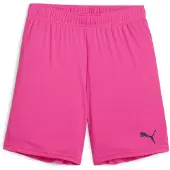 Puma Teamgoal Short Enfants - Rose fluo / Noir