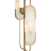 Maytoni Marmo Lampadaire, Lampadaire 2x G9 couleur or (G9)