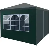 vidaXL Tente de réception 3x3 m Vert