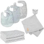 Roba Set cadeau Baby Essentials Lil Planet gris