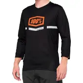 100% Hommes, Chemise, Airmatic Enduro/Trail, Noir, (M)