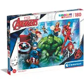 Clementoni Puzzle 180 pièces SuperKolor The Avengers 29778 - Puzzle pour enfants