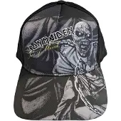 Iron Maiden Casquette Piece Of Mind Greyscale Black