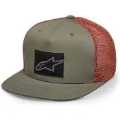 Alpinestars Hommes, Casquette, A 24 Sussed Trucker, Orange, Vert, (Taille unique)