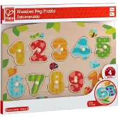 Hape Puzzle à chevilles numérotées