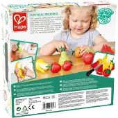 Hape Fresh Fruit Set Wooden 9 Pieces Multicolore Enfants