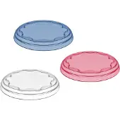 Koziol Couvercle de récipient, set de 3, Transparent - | Fresh