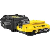 Stanley FATMAX V20 Starter kit chargeur 1,25 A + 1 batterie 18V 2 Ah - SFMCB10D1-QW