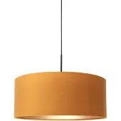 Steinhauer Lampe suspendue Sparkled noir avec de l'or