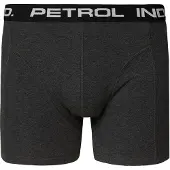 Petrol Industries Boxers gris chiné / noir / blanc