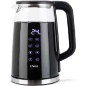 Livoo Bouilloire électrique sans fil 1,7l 2200w noir - - DOD198 -