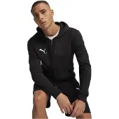 Puma Hommes, Pull-over, teamGOAL Casuals Veste à capuche, Noir, (L)