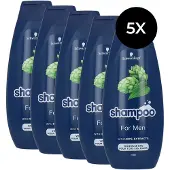 Schwarzkopf 5 shampoings 400 ml pour hommes