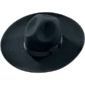 FHB Femmes, Chapeau, LUDWIG Chapeau de charpentier, Noir, (58)