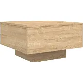 vidaXL Table basse en chêne Sonoma 55x55x31 cm Bois composite