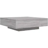 vidaXL Table basse Gris Sonoma 100x100x31 cm Bois composite