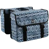 Willex Sacoches de vélo Ice 34 L bleu et noir