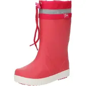 Beck Bottes en caoutchouc 'Wellies' gris / magenta