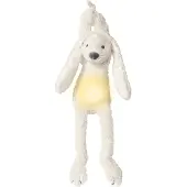 Happy horse Veilleuse Lapin Richie avec sons apaisants - Ivoire - 34cm - Doudou pour bébé