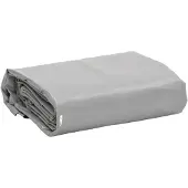 vidaXL Bâche de protection Gris 1x2,5 m 650 g/m