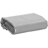 vidaXL Bâche de protection Gris 3,5x5 m 650 g/m